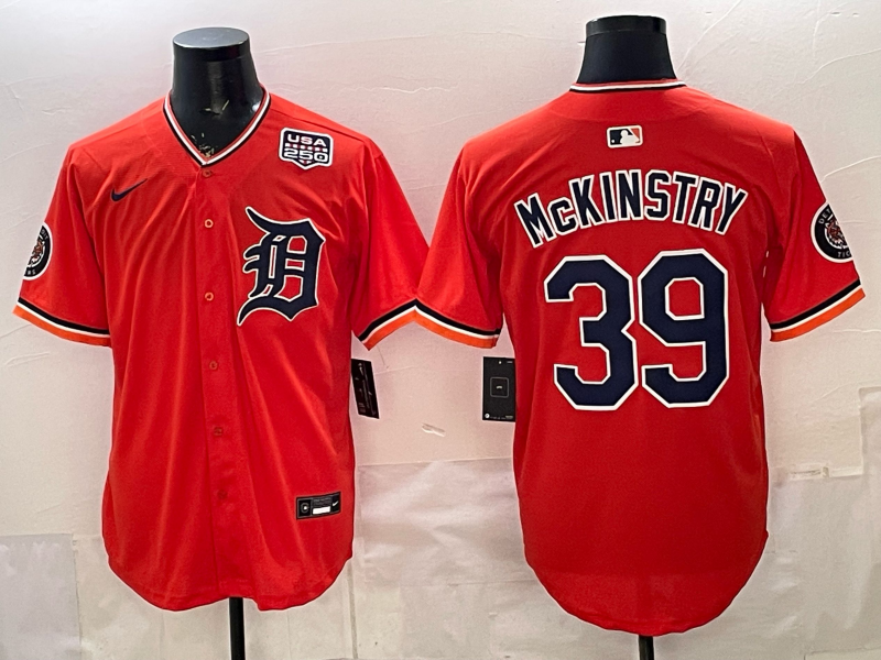 Men Detroit Tigers #39 McKinstry orange Nike 2026 MLB Jersey 0410004->detroit tigers->MLB Jersey